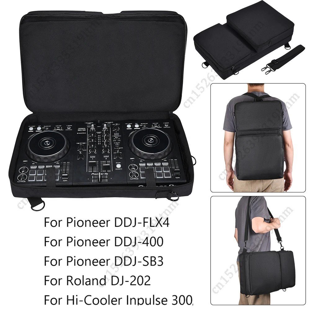 Rolling DJ Controller Case for DDJ-400/800/1000/FLX4/FLX2/REV7/REV5/GRV6, 29” Wa