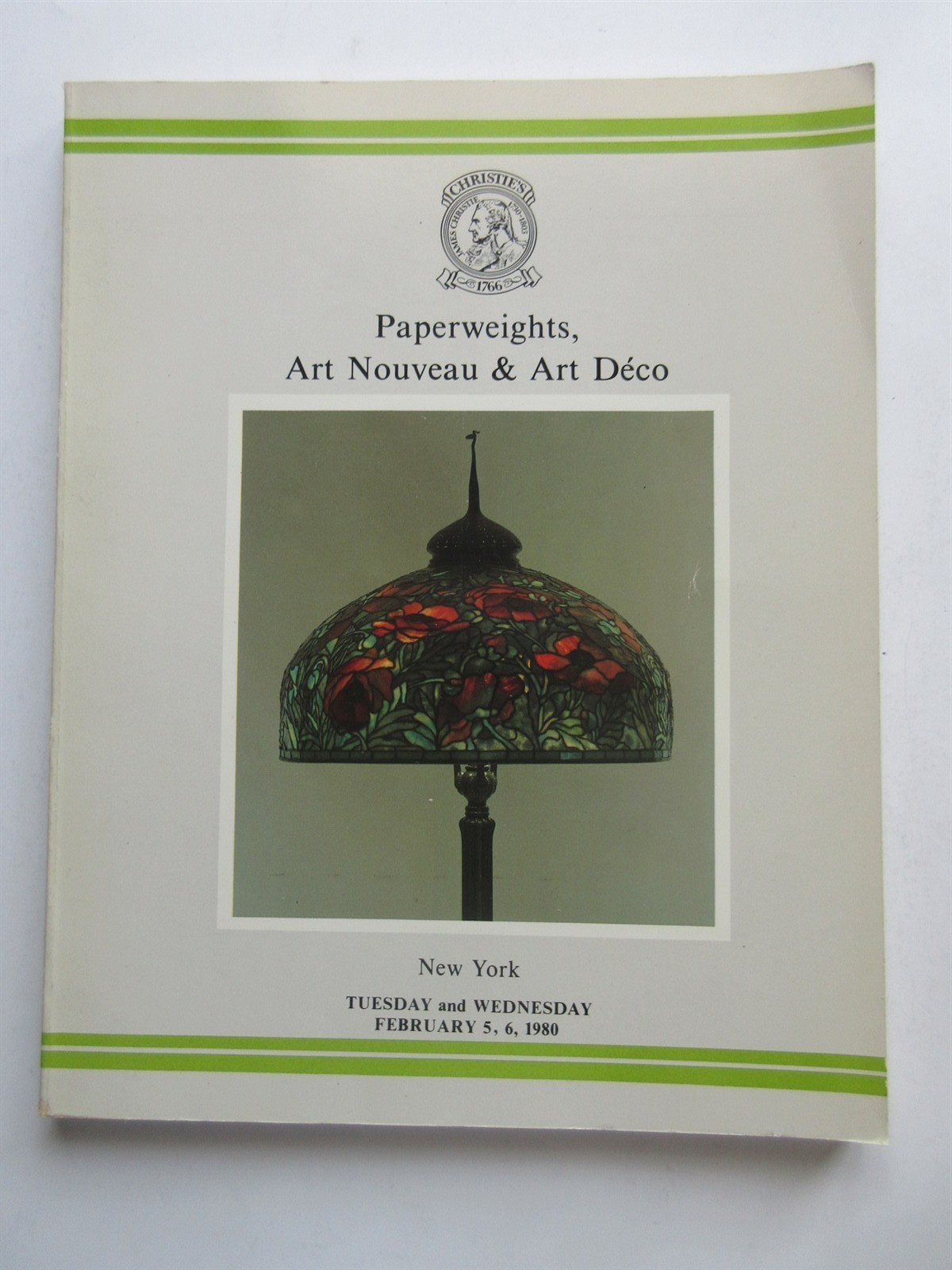 Christie's Auction Catalog Paperweights, Art Nouveau Art Deco Feb 1980 New York