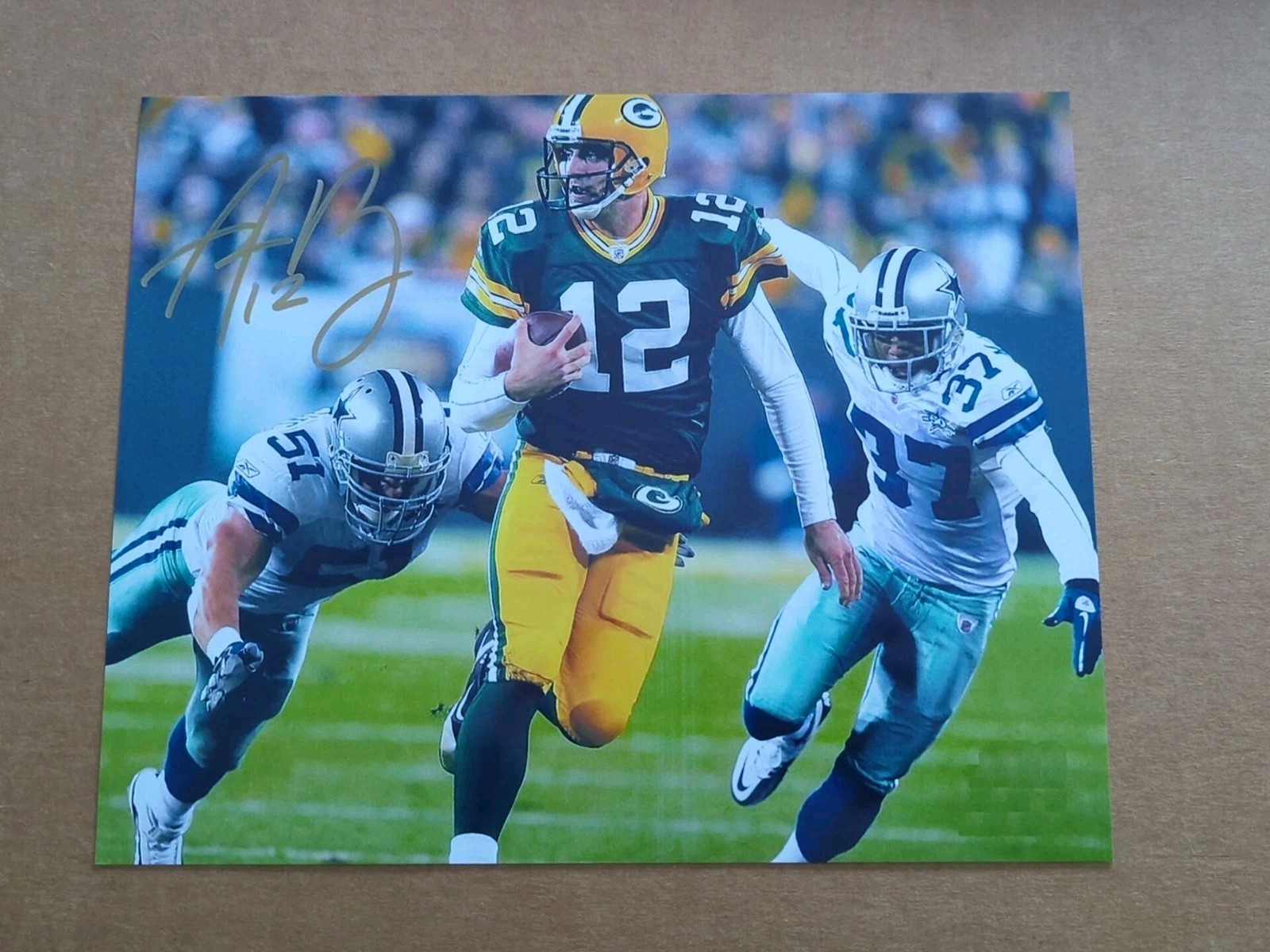Aaron Rodgers Green Bay Packers Signed 8.5"X 11" Autographed Photo reprint