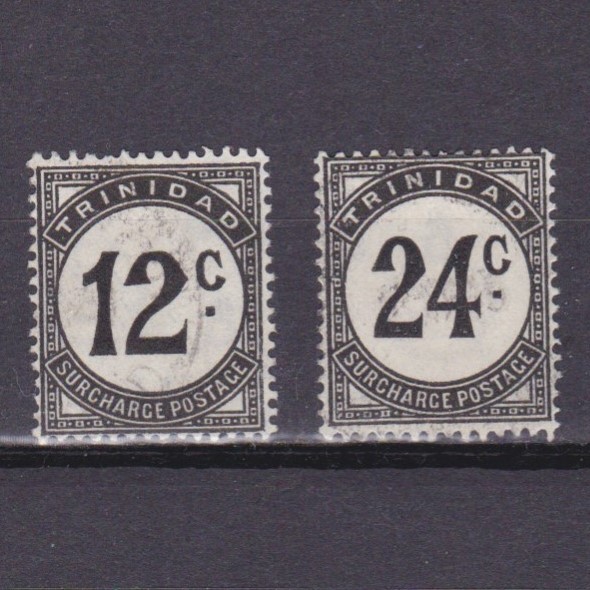 TRINIDAD 1947, SG# D31, D33, CV £48, part set, Used