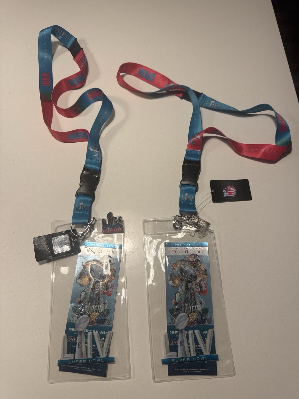 Super Bowl LIV Full Tickets (2) Chiefs 49ers • Face Value $3300 • Miami