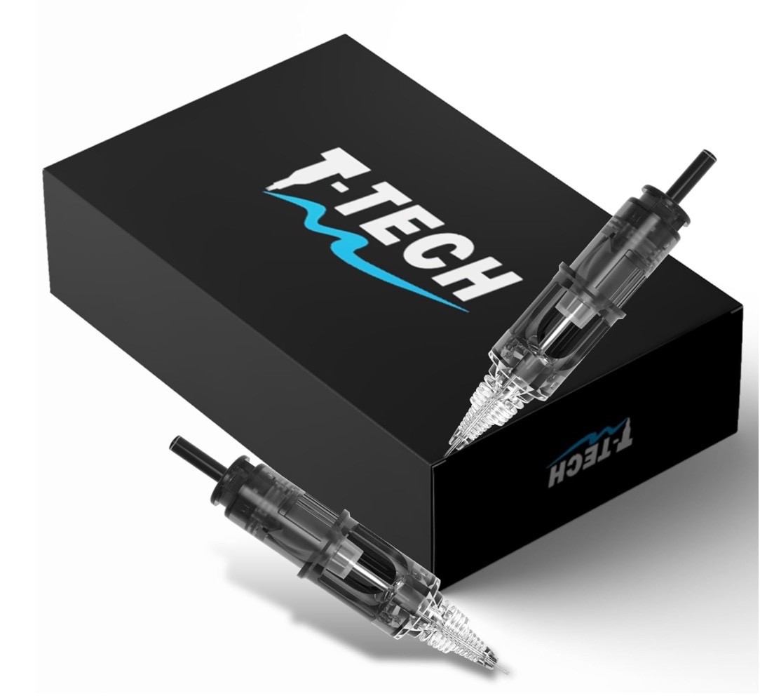 T-Tech Round Shader Tattoo Needle Cartridges for Lining and Shading (A1209RS)