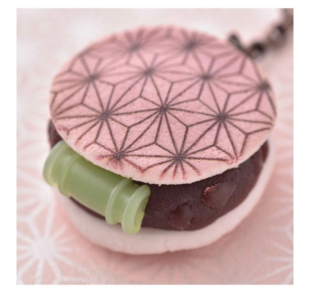 Demon Slayer: Kimetsu no Yaiba Nezuko Japanese Wagashi Bag Charm Q-Pot. Used