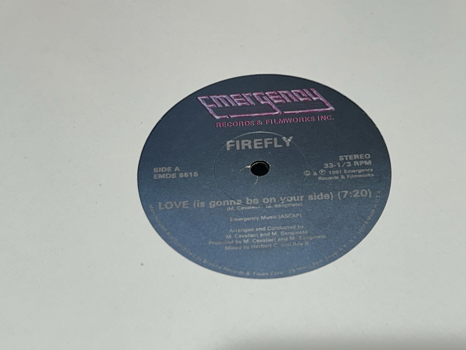 FIREFLY 12" LOVE (IS GONNA BE ON YOUR SIDE)