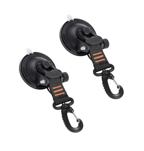 PCS Heavy Duty Suction Cup Hooks, Strong Suction Tie Down Anchors with 4