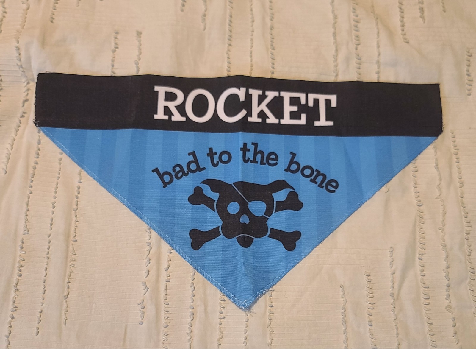 Personalized Dog Collar Bandana "ROCKET"