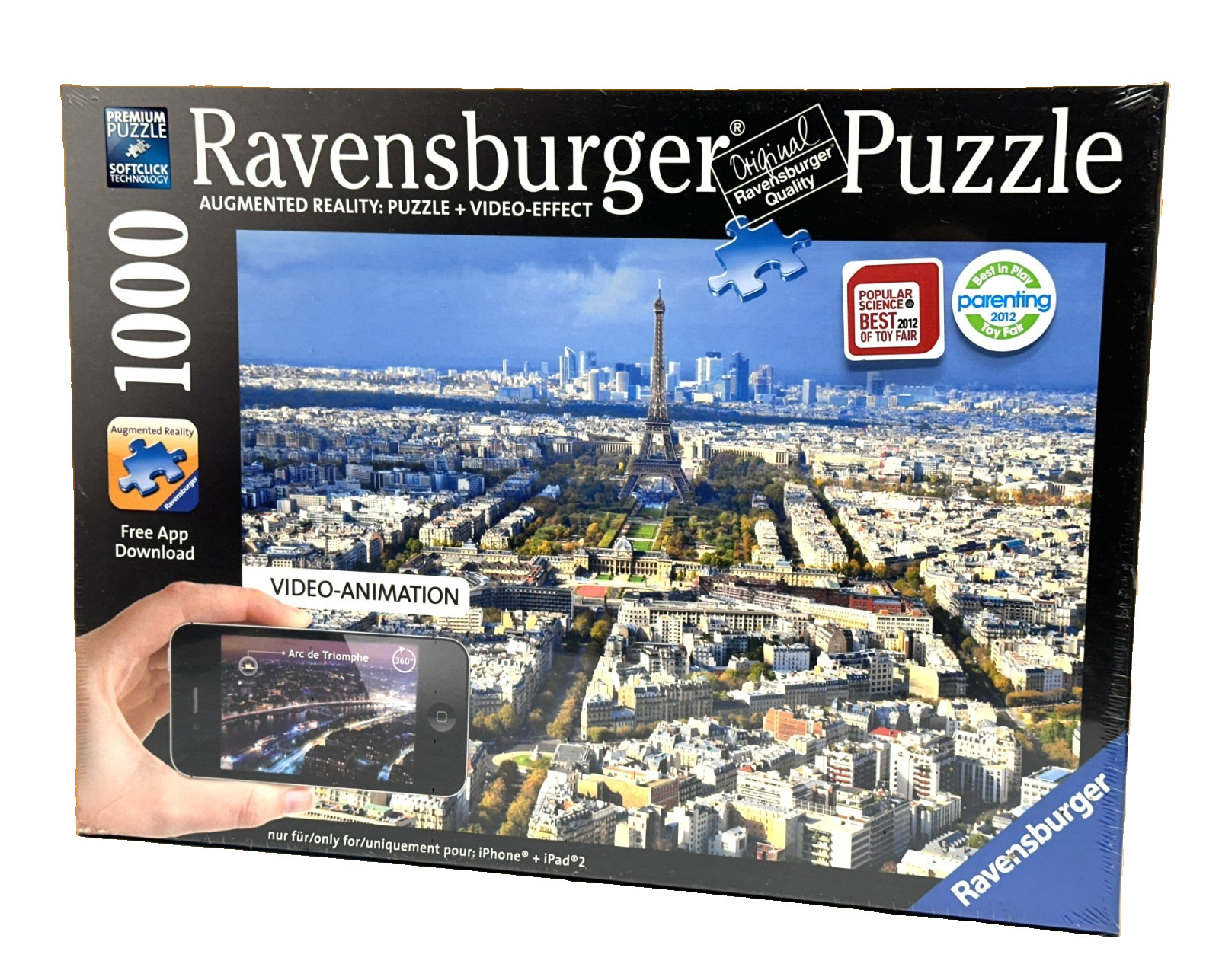 Ravensburger Paris Rooftop Premium Puzzle No. 193028  1K Piece  Sealed