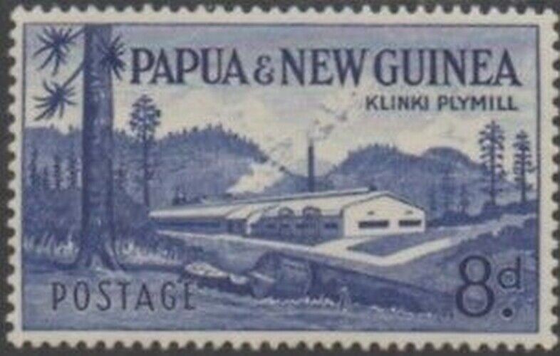 Papua New Guinea 1960 SG21 8d Klinki Plymill MNH