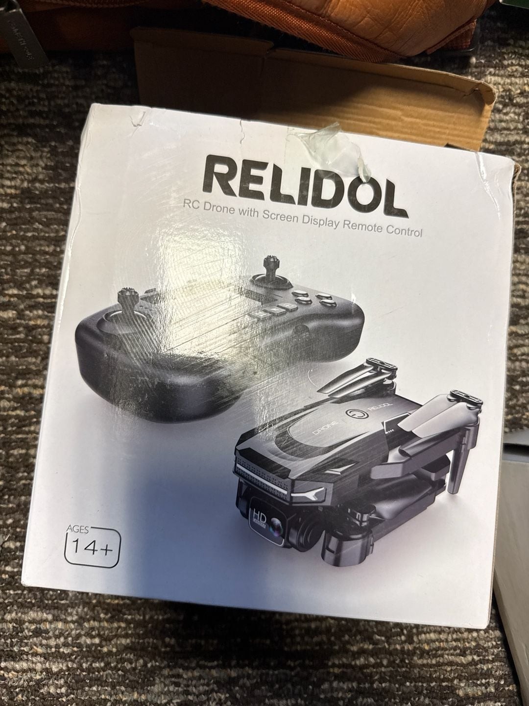 RELIDOL PK01 Foldable HD Camera RC Drone with Screen Display Remote Control