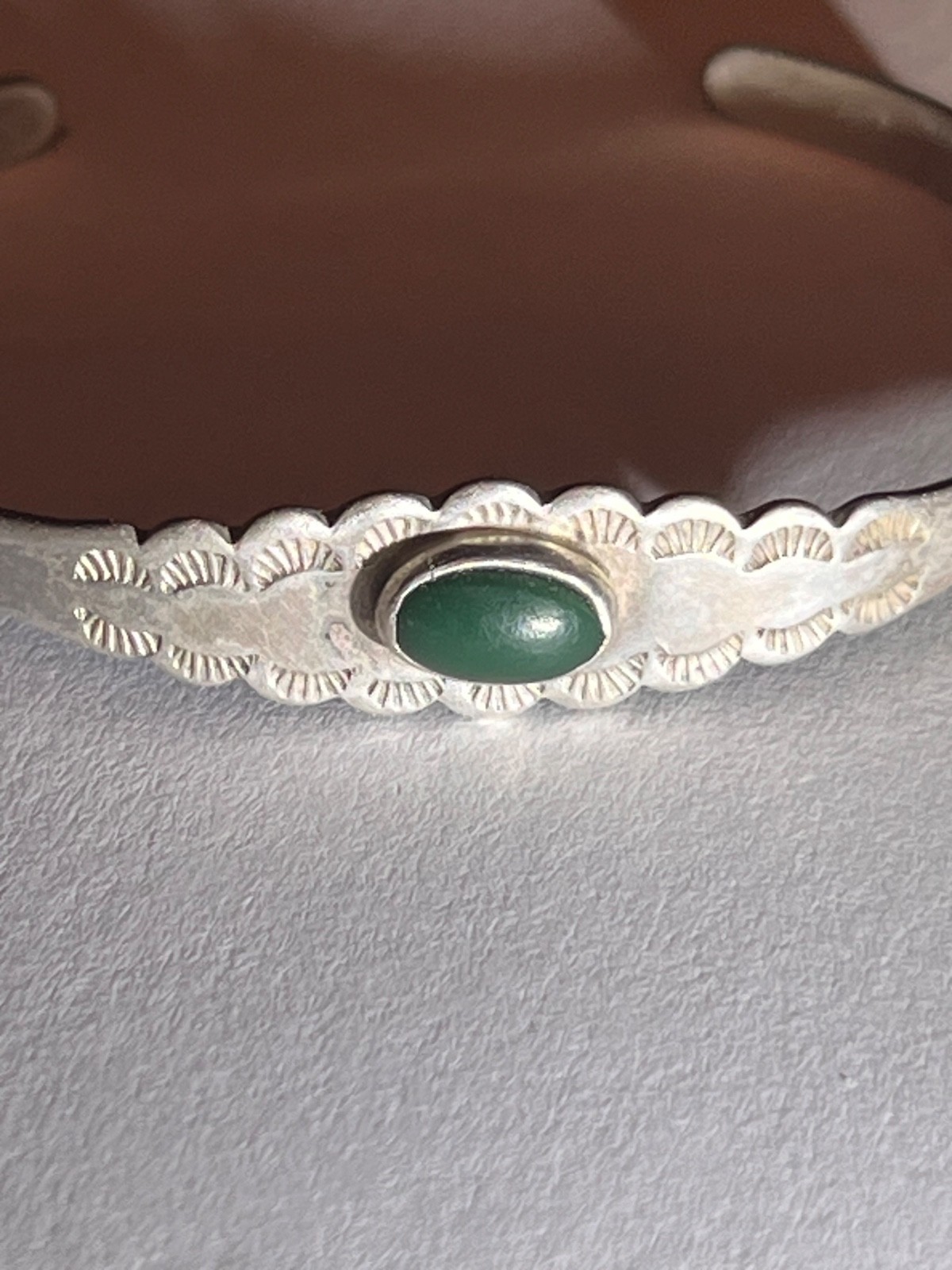 Lovely Vintage Fred Harvey Era Navajo Sterling Split Shank Cuff Bracelet