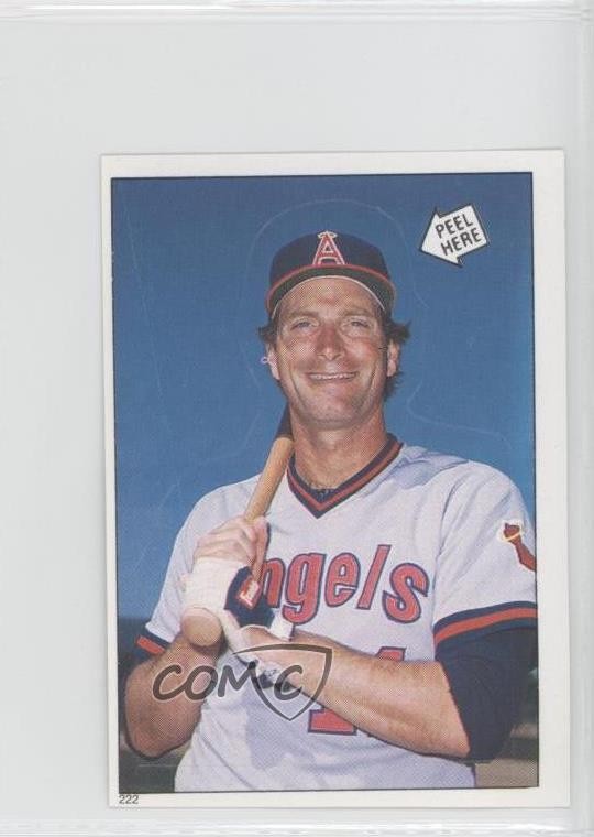 1985 Topps Album Stickers Doug DeCinces #222 0q3