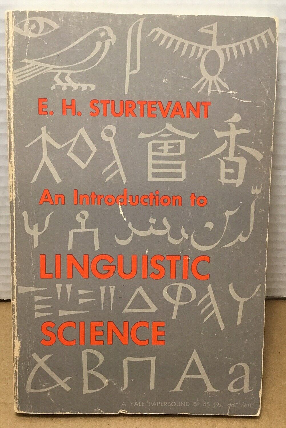 Introduction to Linguistic Science by Edgar H. Sturtevant - 1967 - Paperback