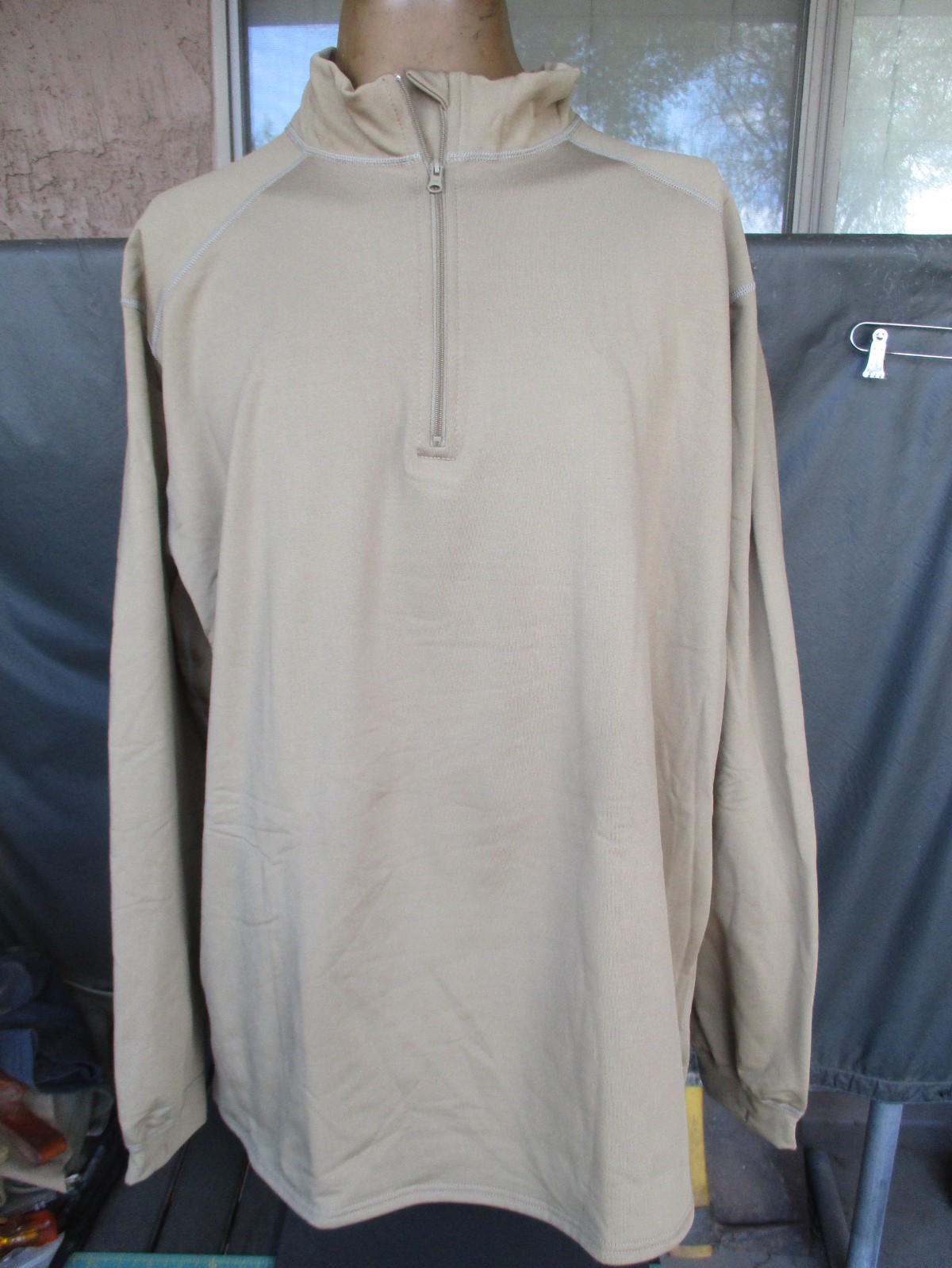 Unissued XGO Zip Moc Phase 4 Thermal Fleece Shirt, Extra Large, XL, L2 ECWCS