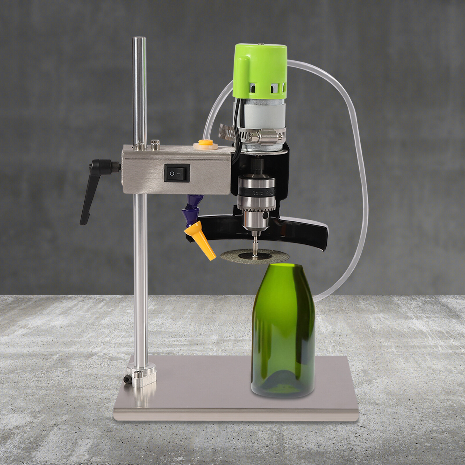 150w Electric Glass Bottle Cutter Glassware Cutting Machine & 3* Saw Blades!