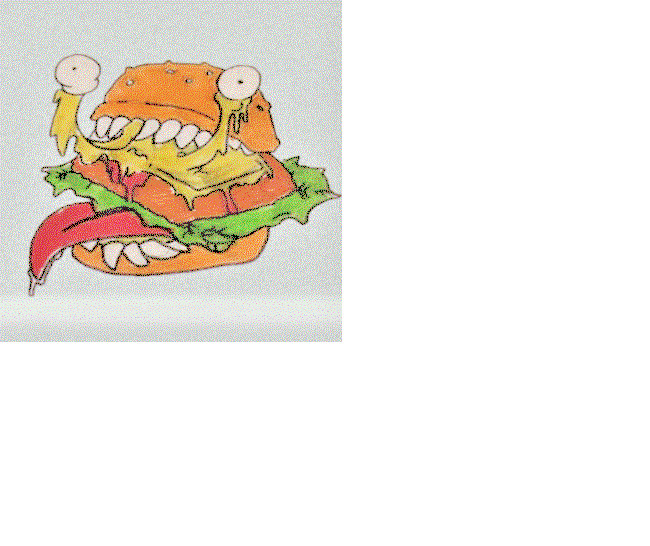 NFT - The Ultimate Slime Burger - Affordable - Good Fun Art - Blockchain Crypto