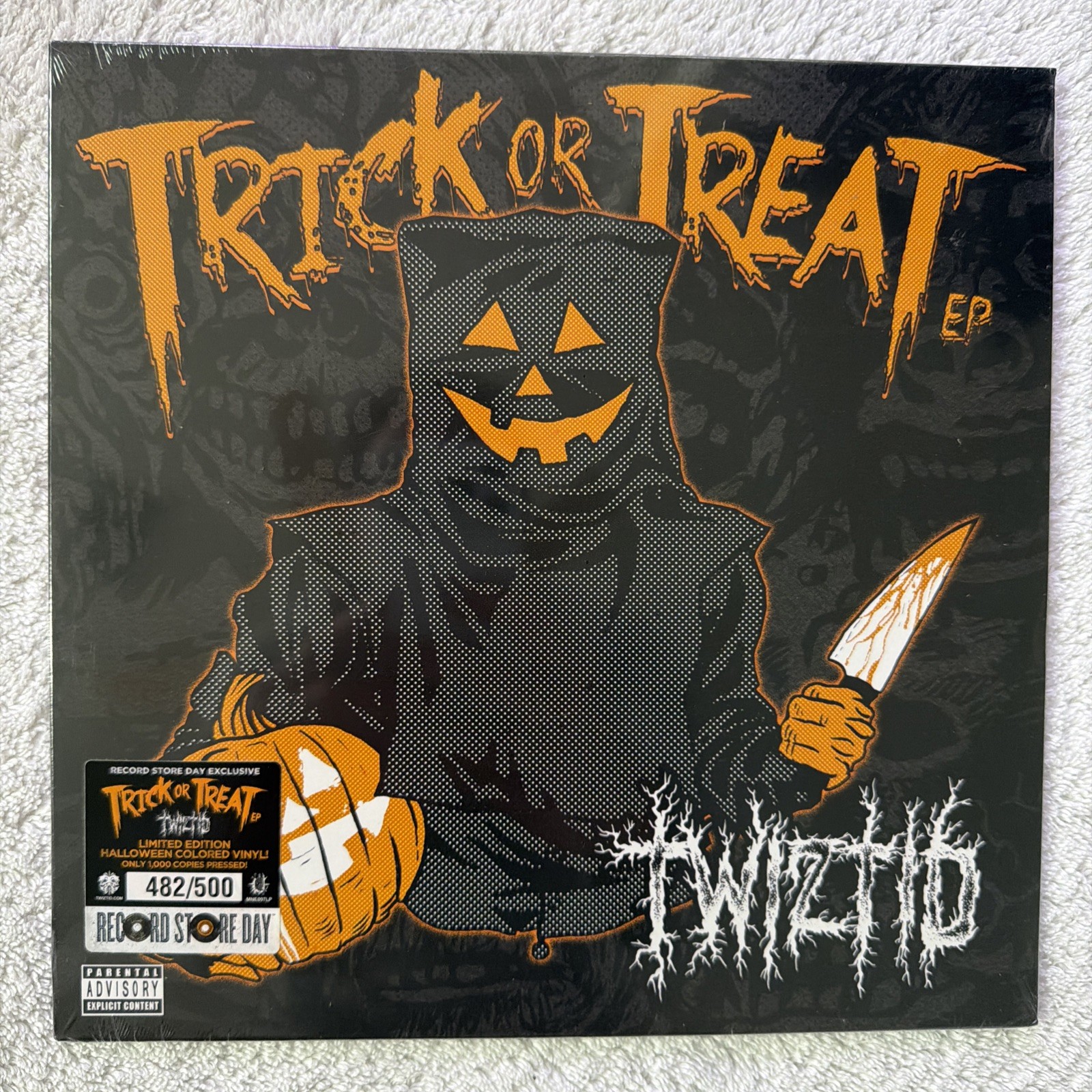 Twiztid EP Trick Or Treat RSD #482/500 Halloween Color 10” Vinyl
