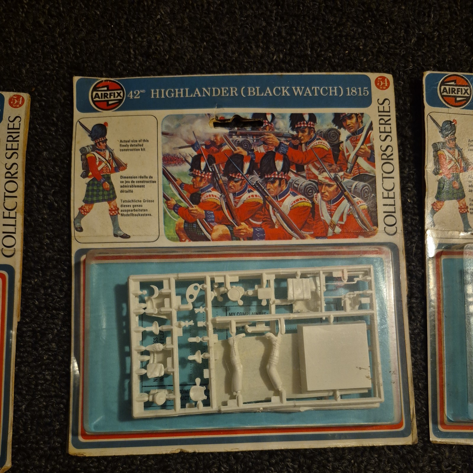 '73 AIRFIX 42nd Highlander Black Watch 1815 Collector Series Figurine Kit Sealed