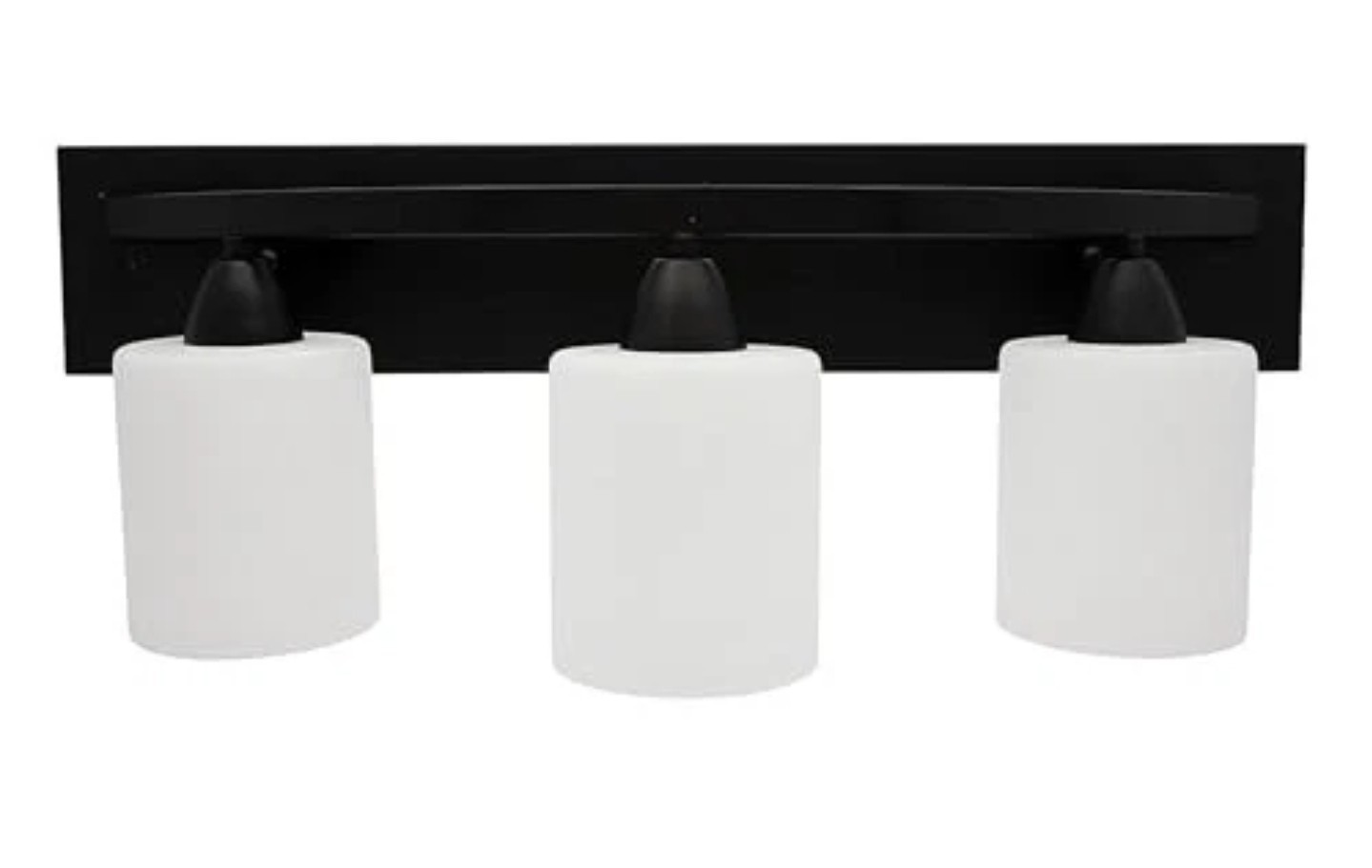 Bathroom Light Fixtures - Oil-Rubbed Matte Black Vanity Lights with Modern