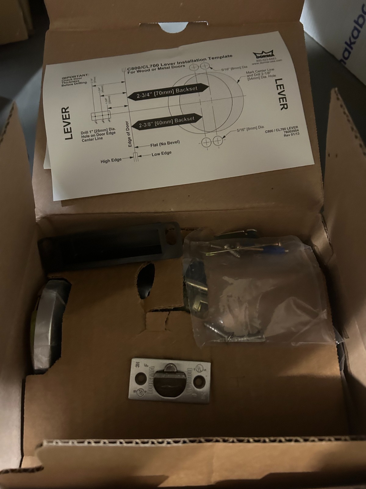 Dormakaba C882 T LRC 626 Commercial Lever Door Lock – Satin Chrome – Asylum Func