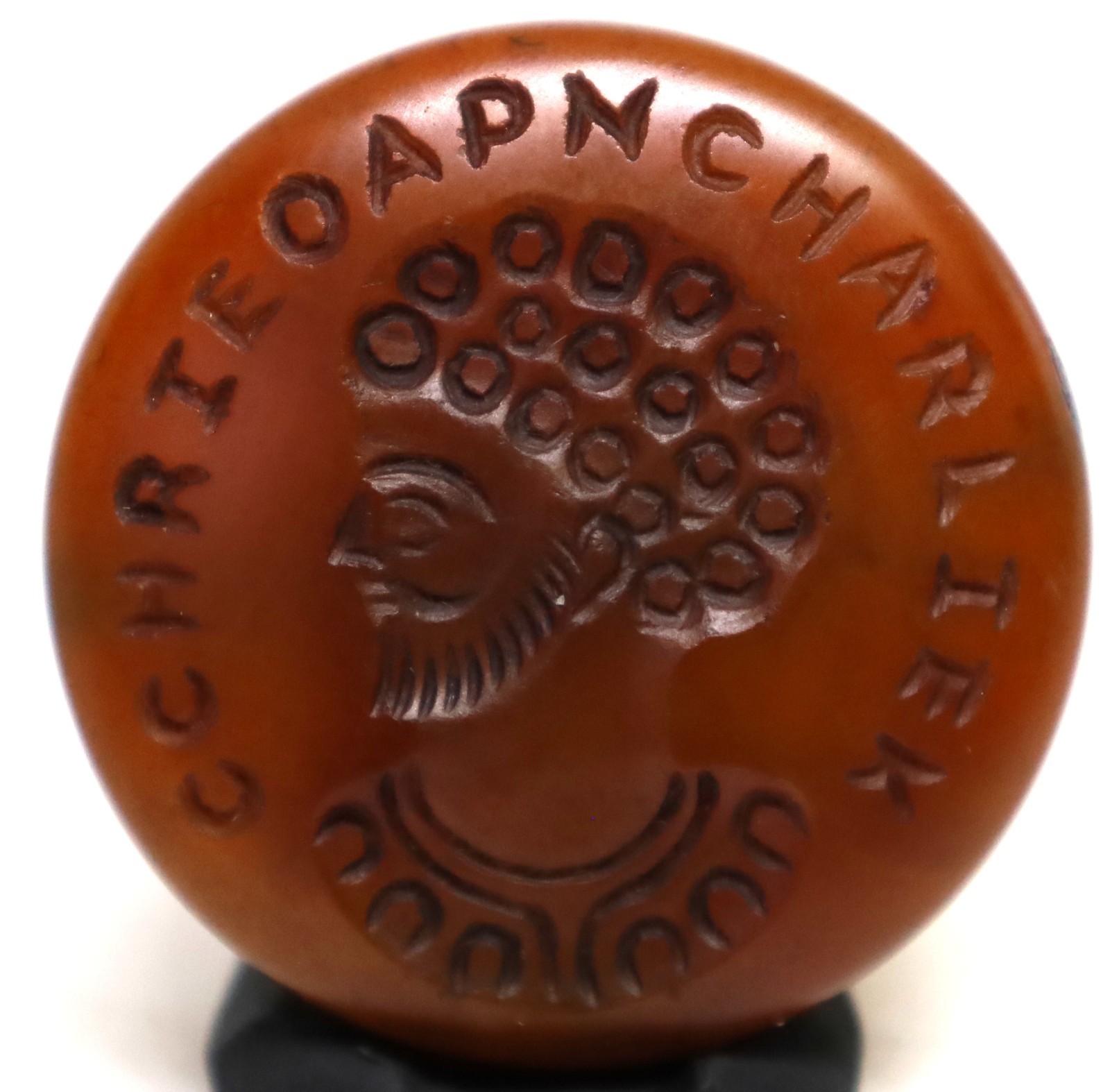 Ancient Agate Roman Intaglio-seal Stone Lovely Bead Amulet