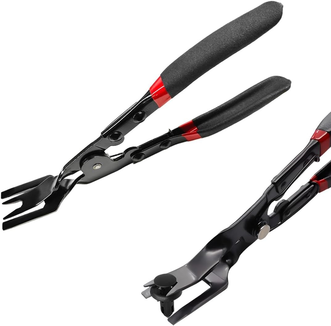 Automotive Door Panel Upholstery Trim Clip Removal Plier Tool for Push Pin and