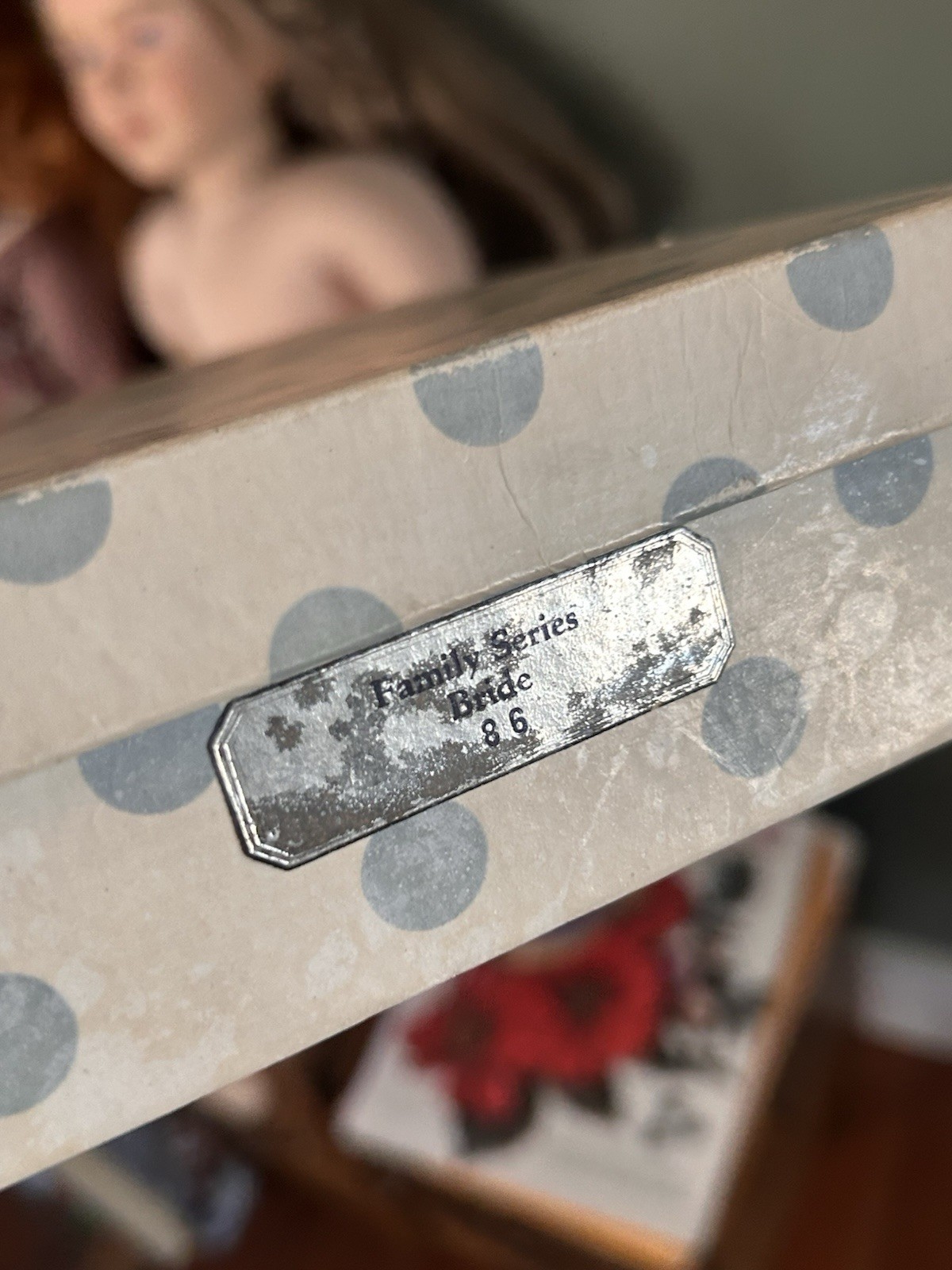 Nancy Ann Storybook Doll Family Series #86 Bride Doll 1940s w/ Box Two Dolls