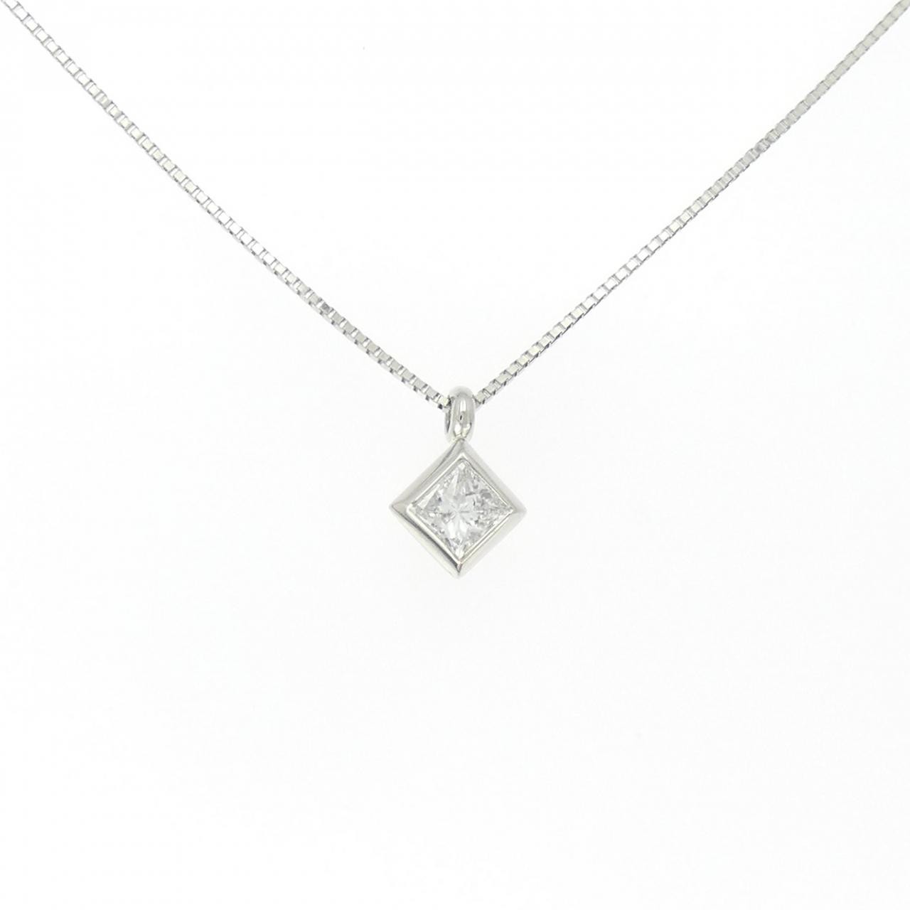Authentic PT900/PT850 Diamond Necklace 0.323CT #270-004-154-5321