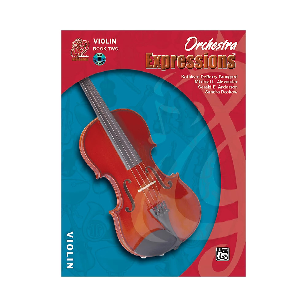 Alfred Orchestra Expressions Bk2 Student Violin Bk/CD1