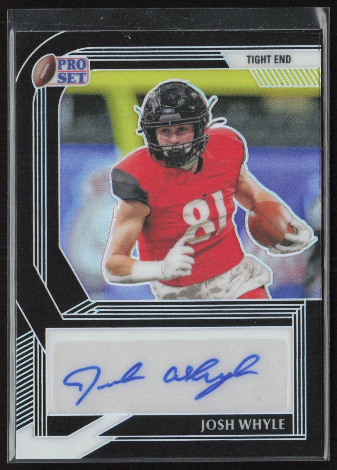 2022 Pro Set Metal Josh Whyle Prismatic Black /20 #PA-JW1 Auto