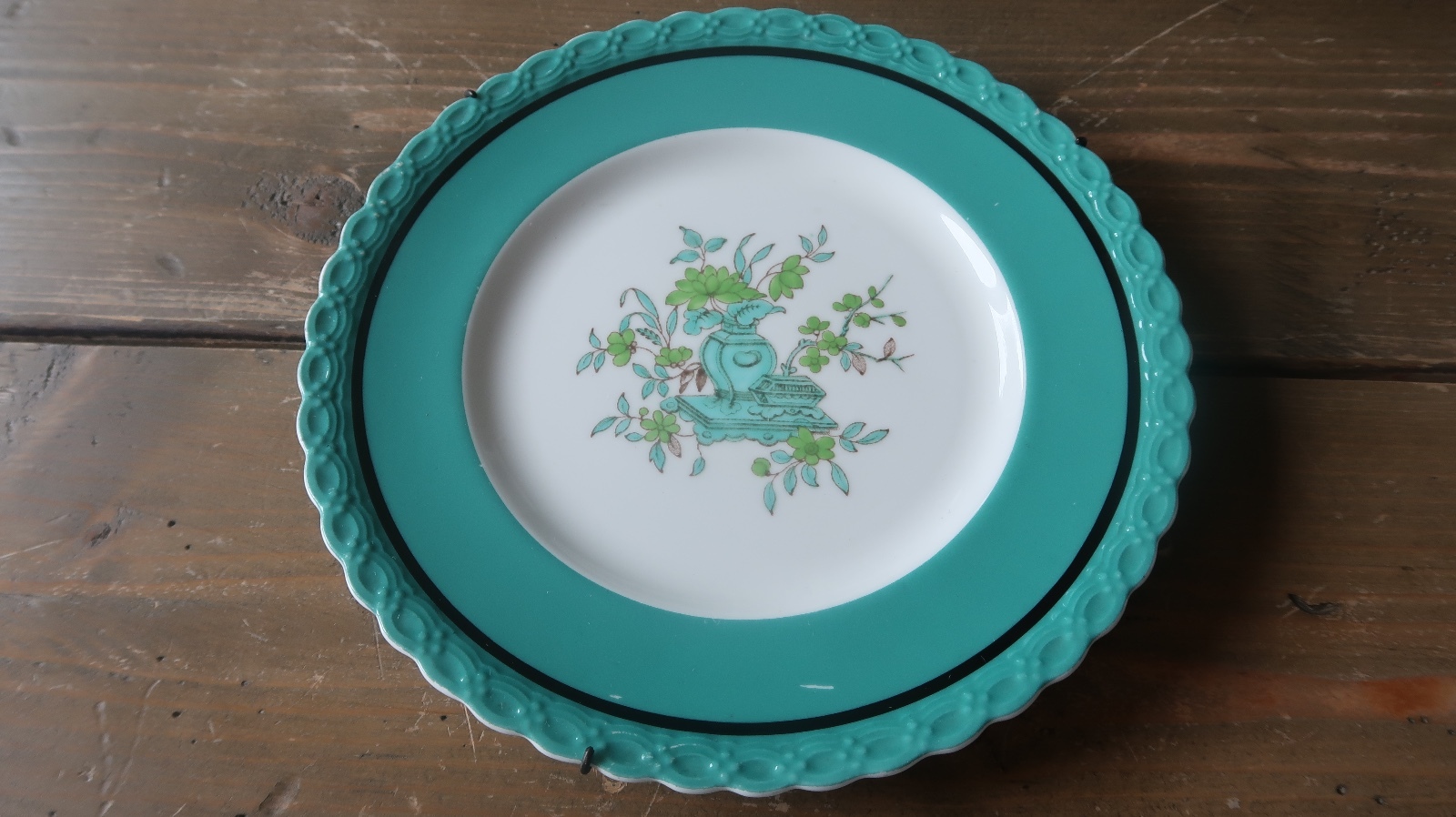 Vintage Mintons China Plate Wall Hanging N4862 14 7-43