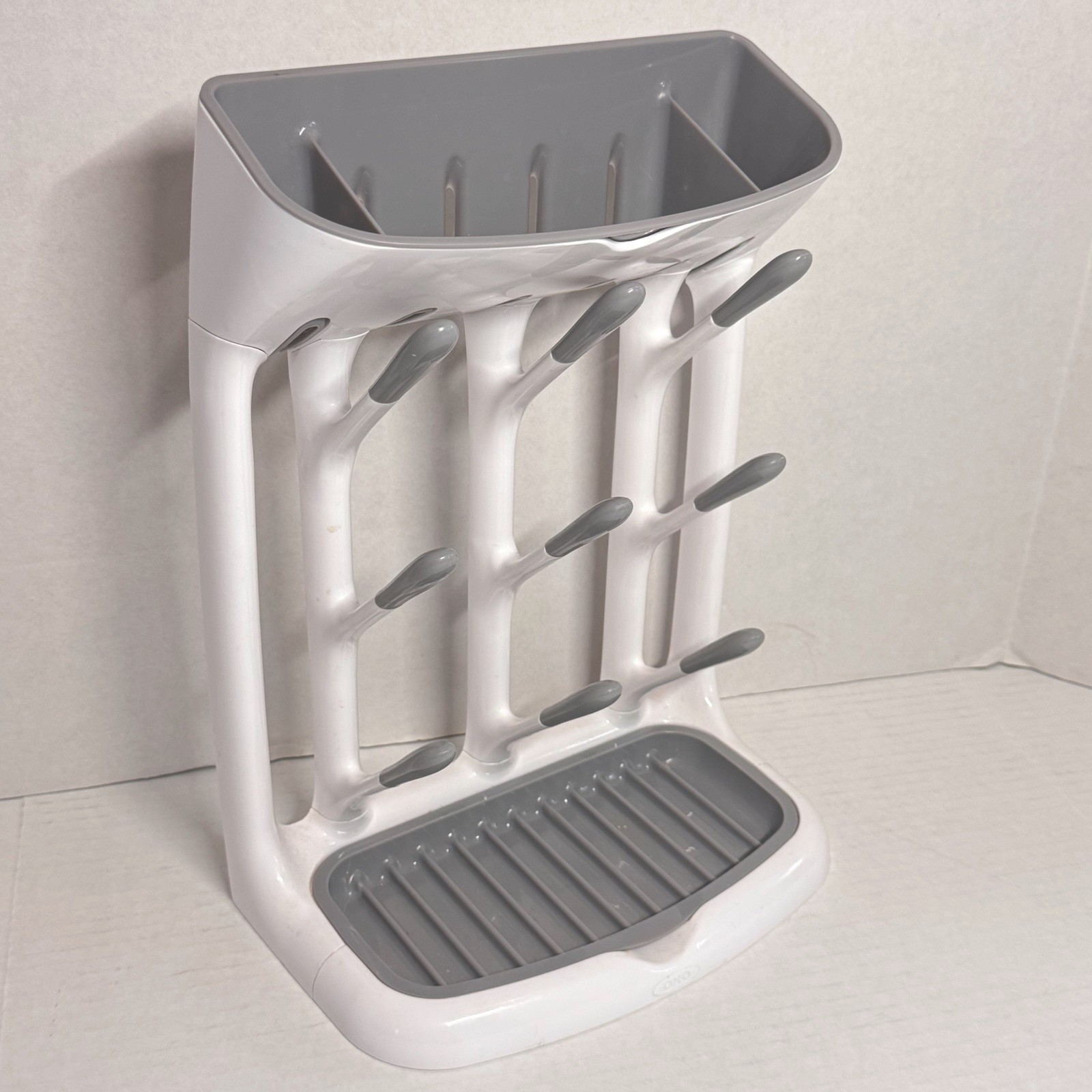 OXO Bottle Drying Rack with Removable Tray and Hooks GUC (Bx X)