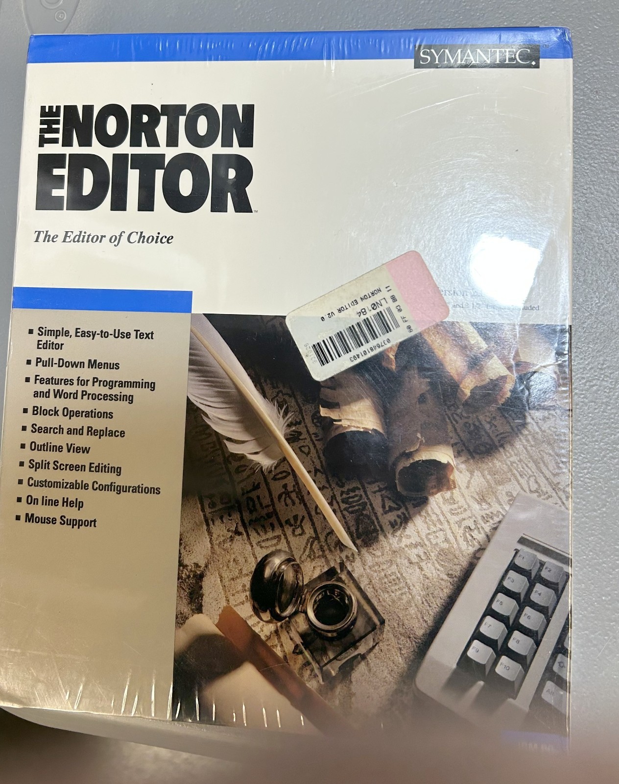 The Norton Editor Software NIB New in Box
