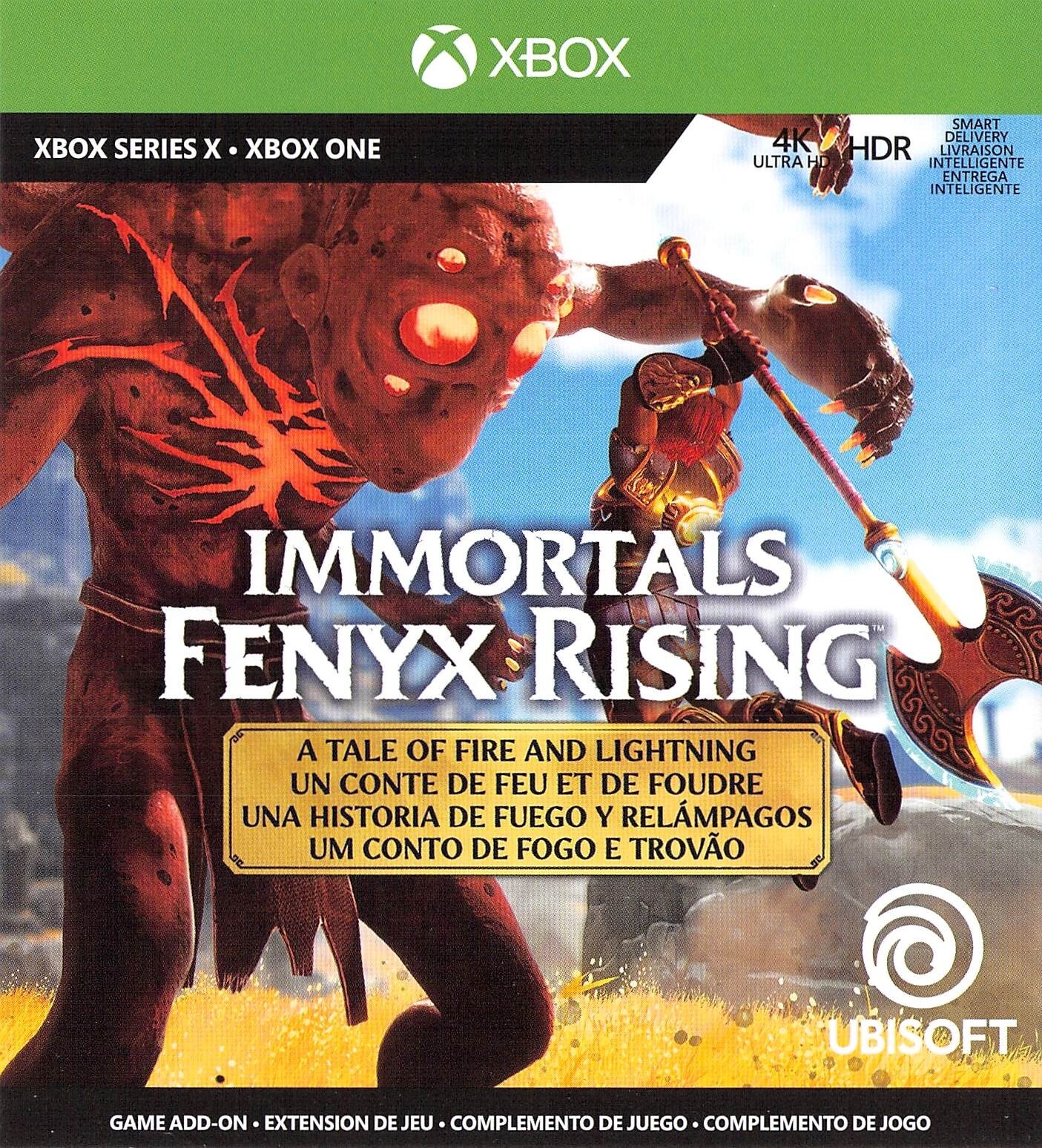 Xbox Series One Immortals Fenyx Rising A Tale of Fire and Lightning DLC