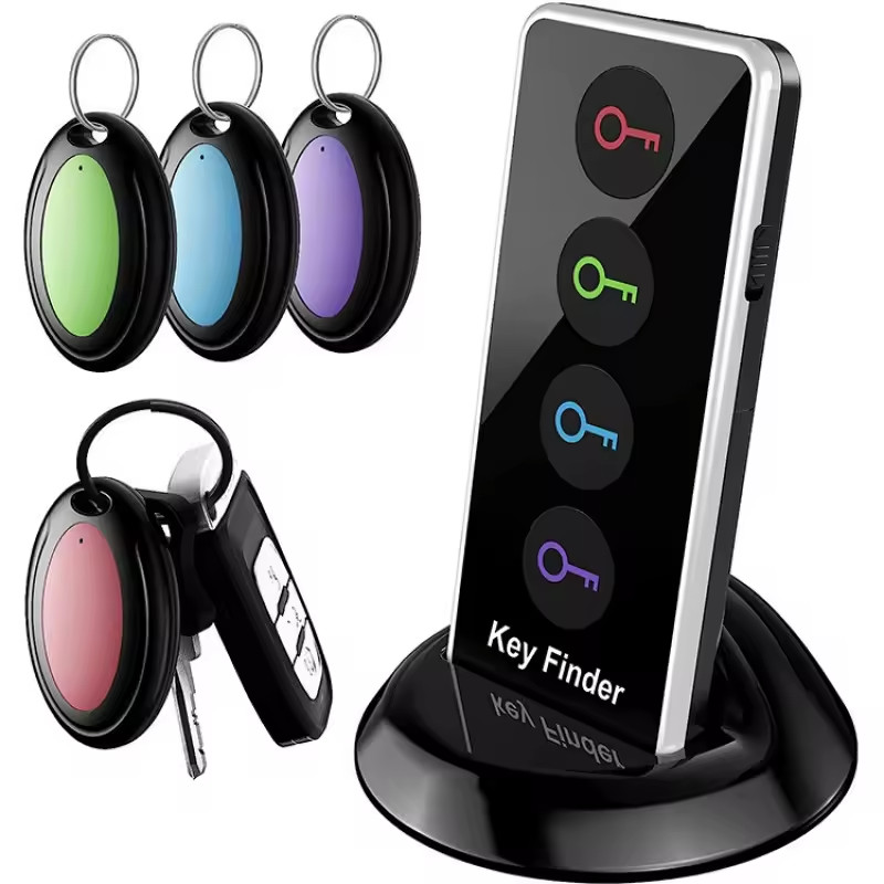 Wireless Key Finder with Remote Control – 4 Anti-Lost Alarm Locators Set