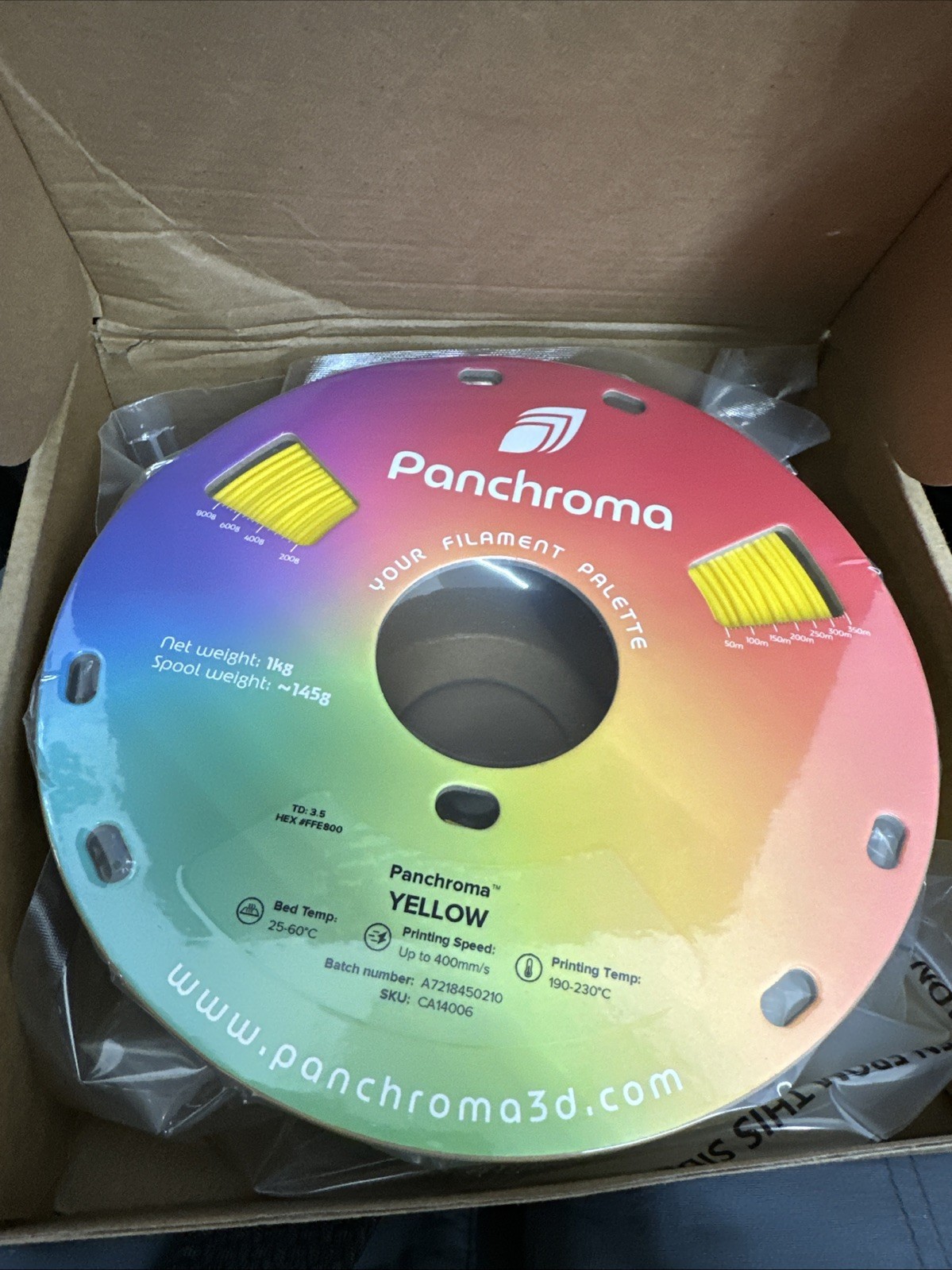 Polymaker Panchroma Yellow 1.75MM 1KG CA14006