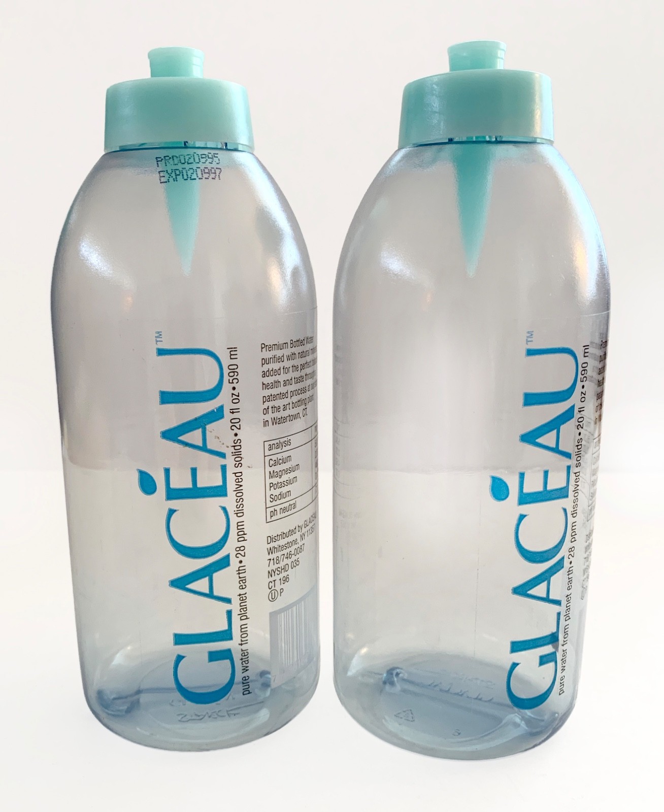 ∞ Vintage Philippe Starck GLACEAU Water Bottles Alessi Kartell FLOS Era USED ∞