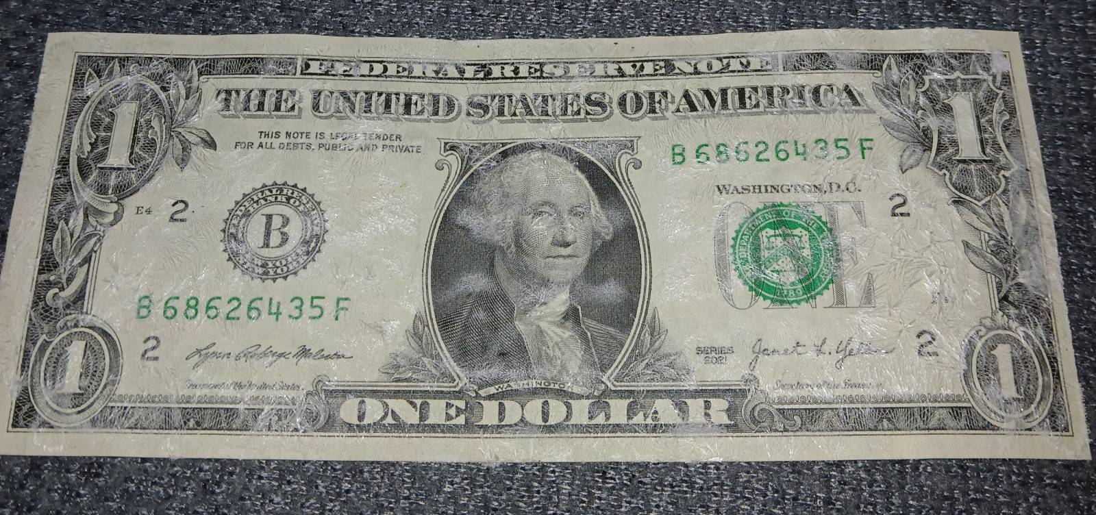 Frozen Funds 1/10, Real Dollar Money Art Mr. Emobotical Robot Collectable COA