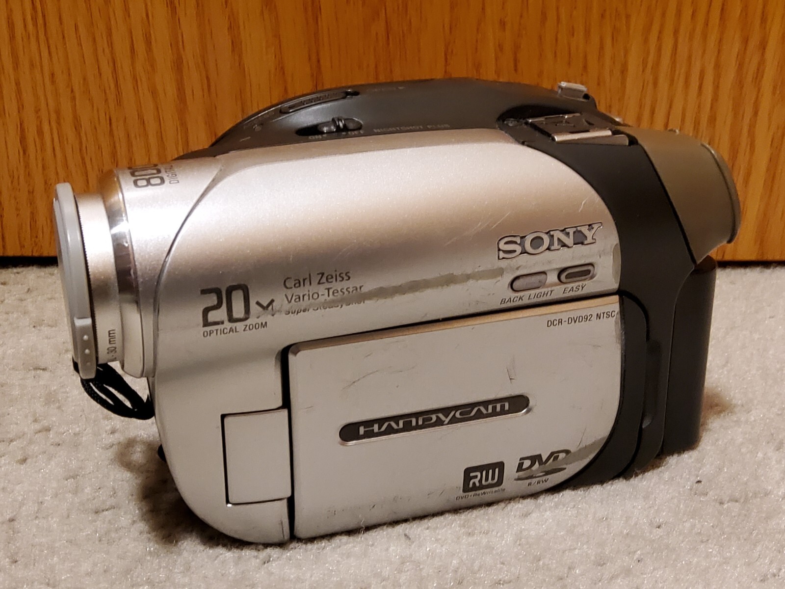 Sony Handycam DCR-DVD92 DVD Disc Digital Video Camera Bundle Tested