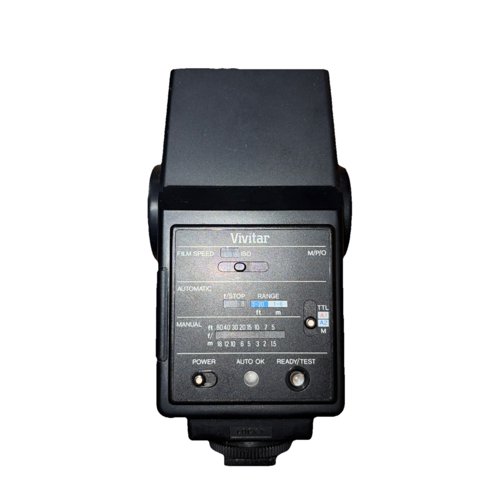 Vivitar 550FD M/P/O Auto Thyristor Flash - For Minolta/Pentax/Olympus - Tested  