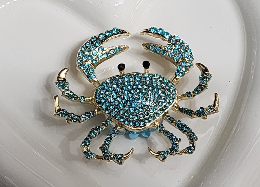 Fancy Bead Crab Rhinestone Beaded Pen Jewelry Making Crafts Beads