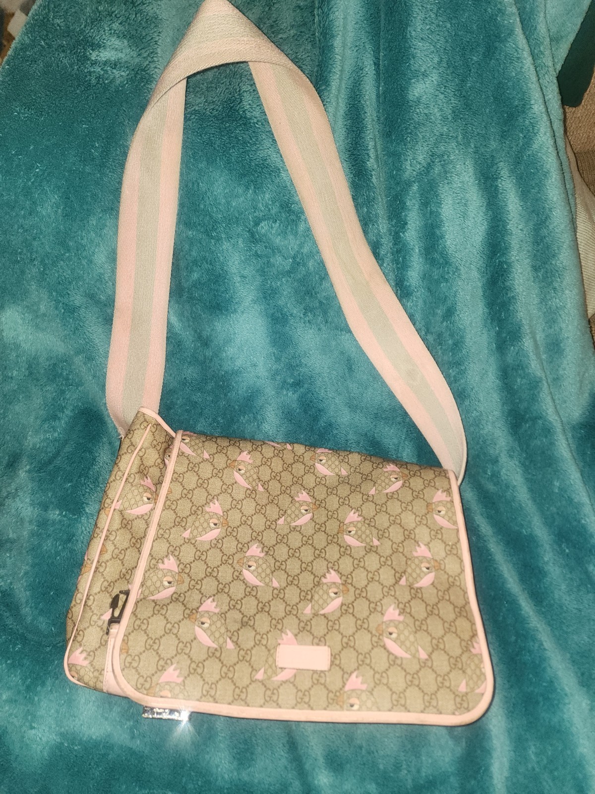 Authentic Gucci GG Supreme Baby Diaper Bag