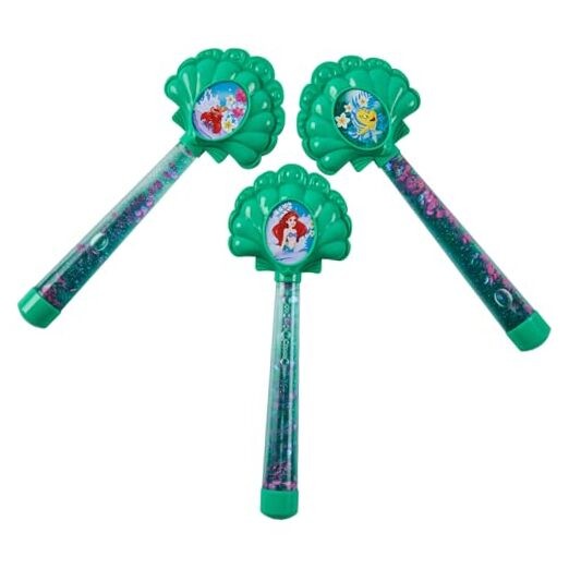  Disney Princess Ariel Glitter Dive Wands Diving Toys 3 Pack, Bath Toys and 