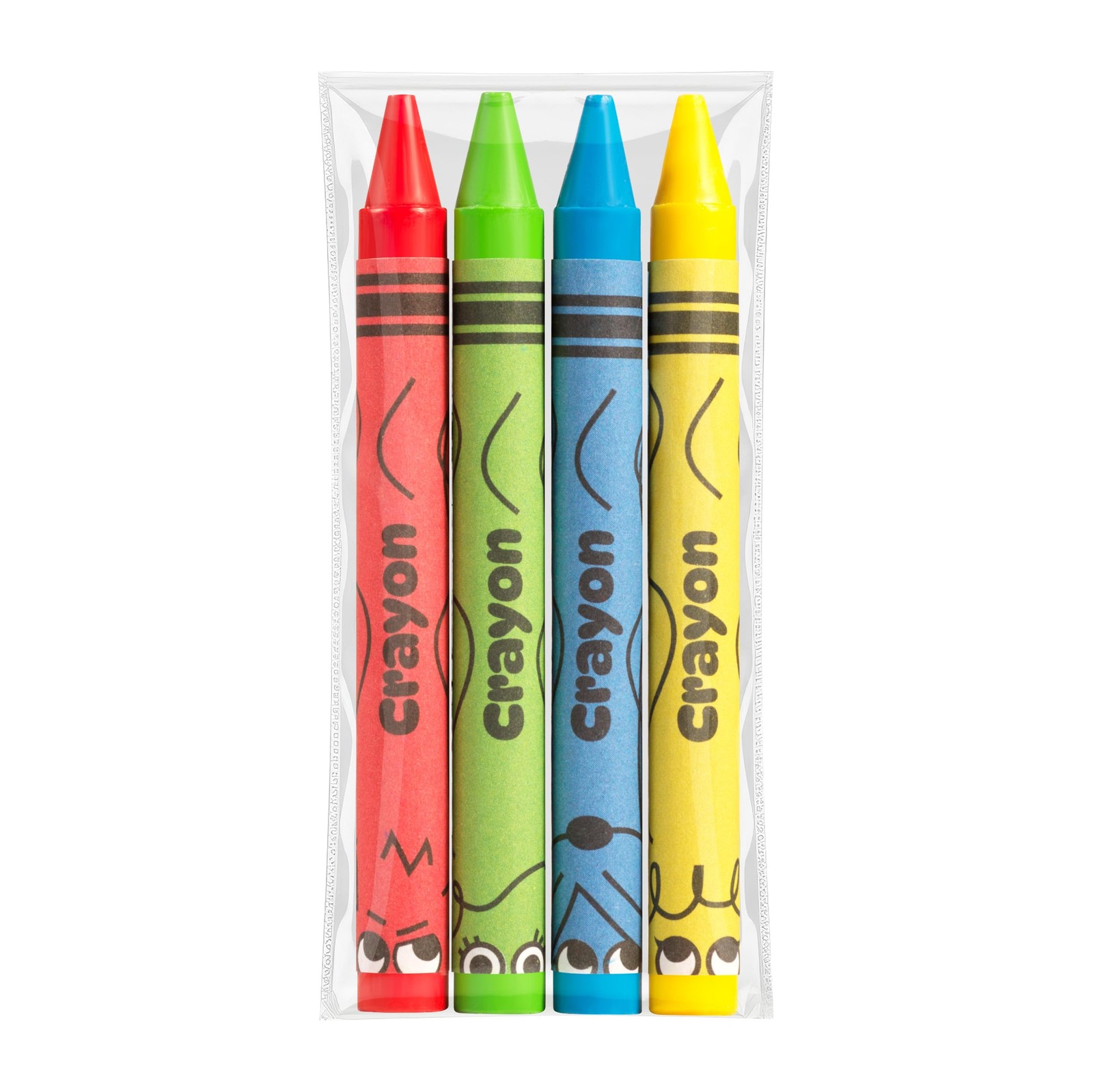 Bulk Crayons 100 Pack (25 Sets of 4) - Individually Wrapped Crayons Party Fav...