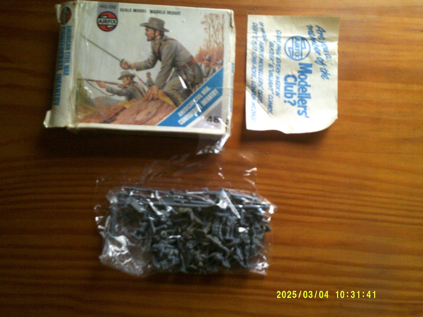 AIRFIX 1/72 AMERICAN CIVIL WAR CONFEDERATE INFANTRY WHITE BOX #2