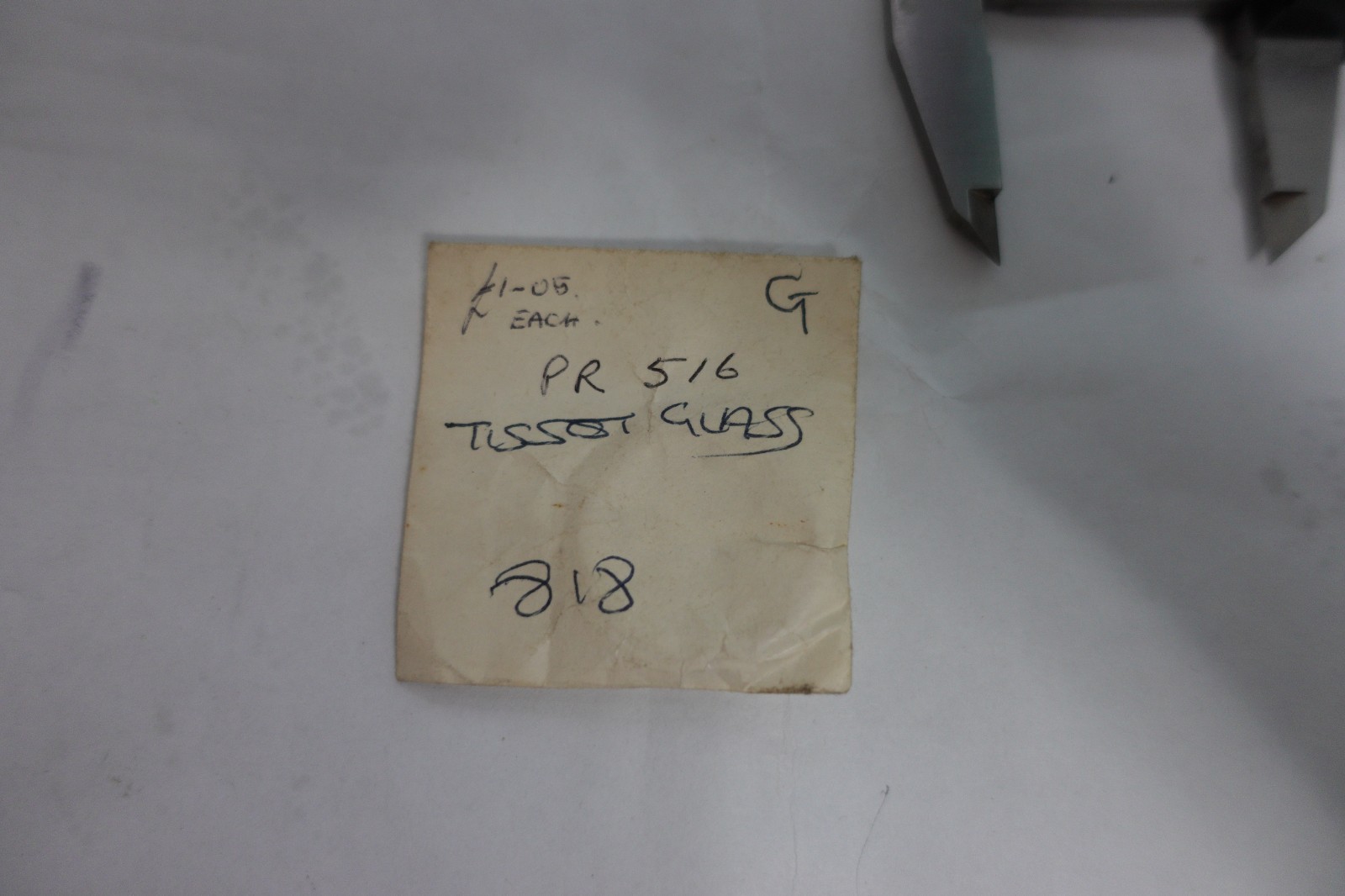 Tissot PR 516 818 Watch Crystal Gold 30.63mm NOS