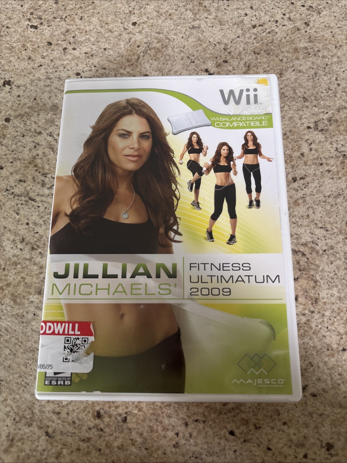Nintendo Wii Game Jillian Michaels/ Not Tested