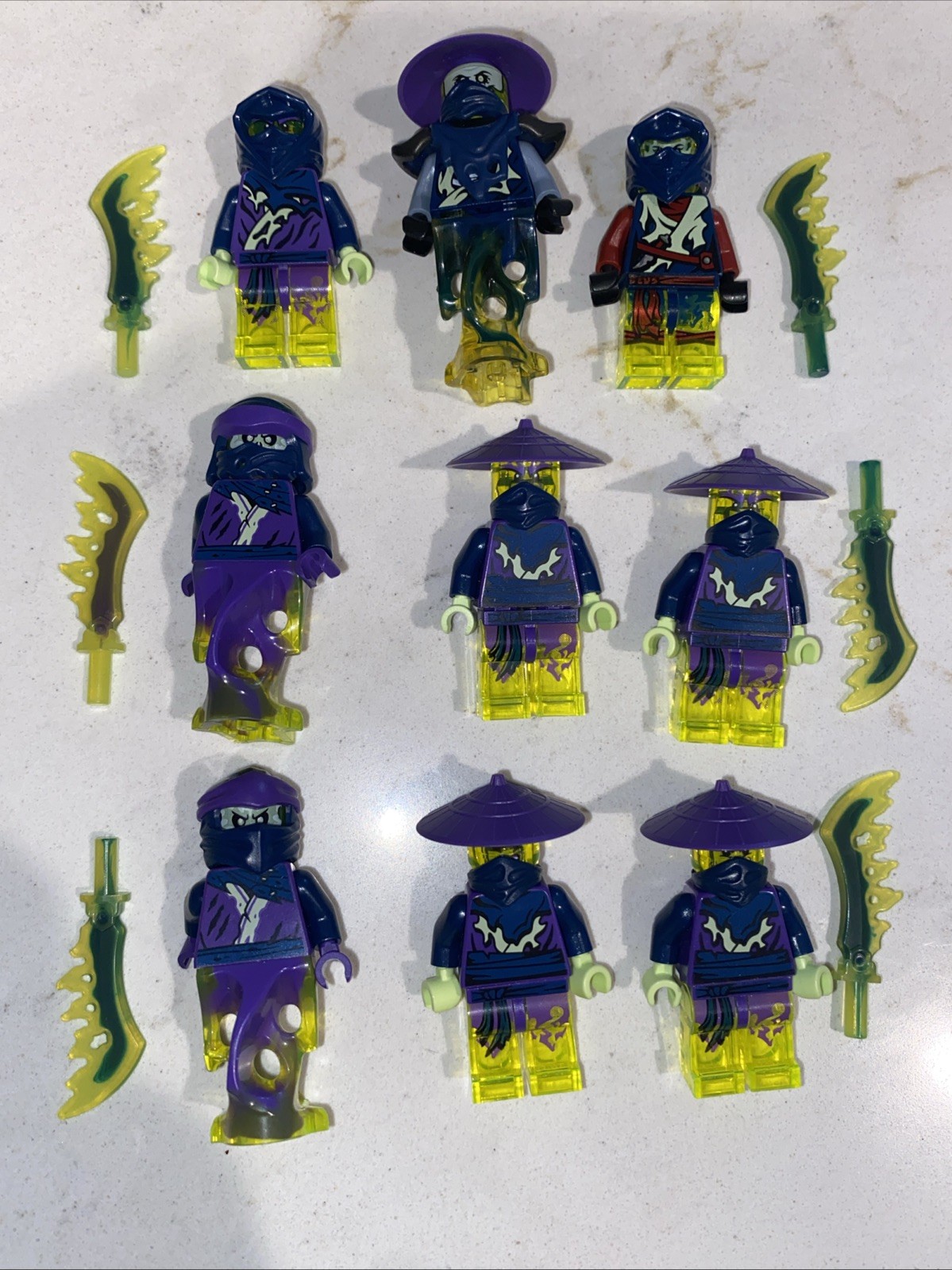 Lego Ninjago Possession Ghosts Lot Of 9 See Pics!!!!