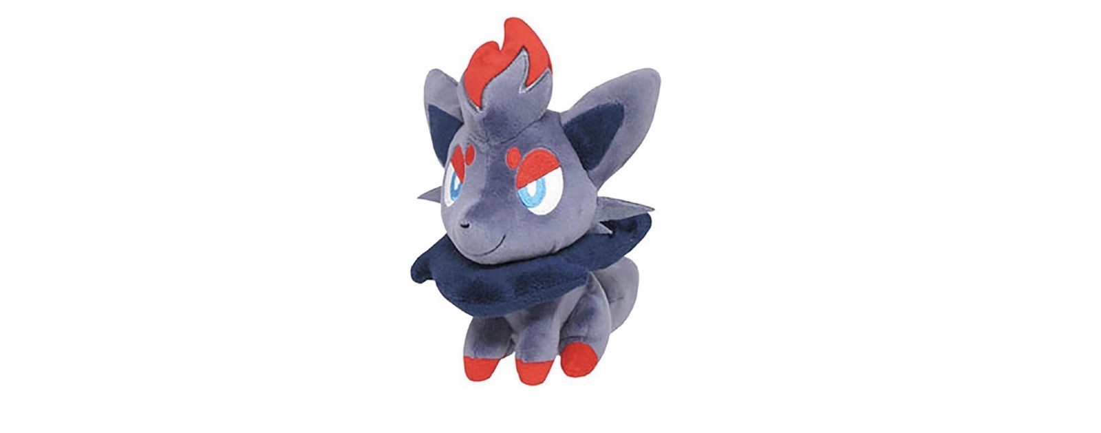 Pokémon Center Zorua stuffed plush 8.1” 