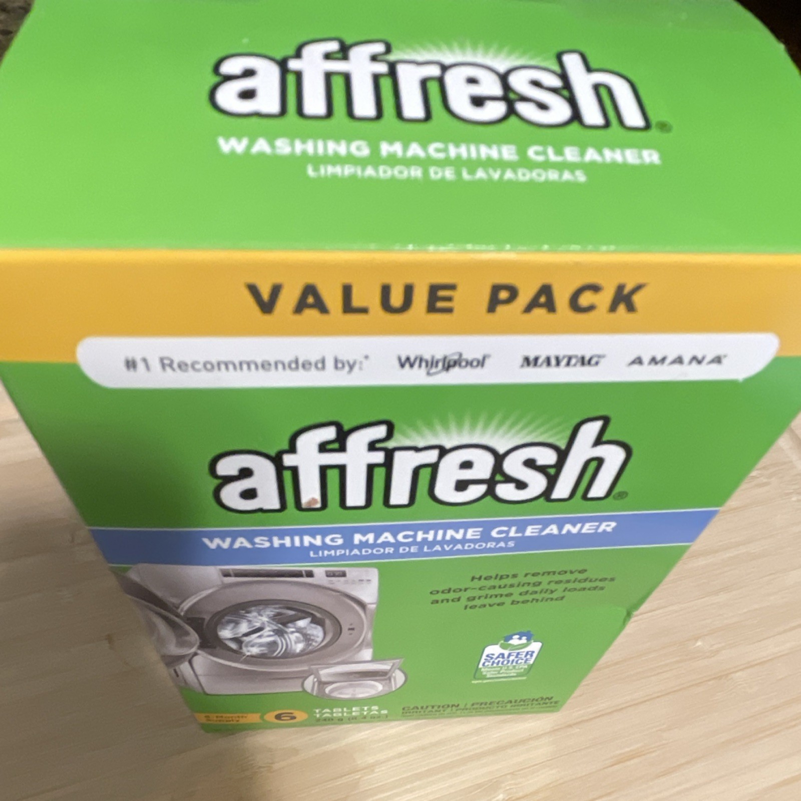 affresh Washing Machine Cleaner 6 Tablets 8.4 oz for Washing Machine