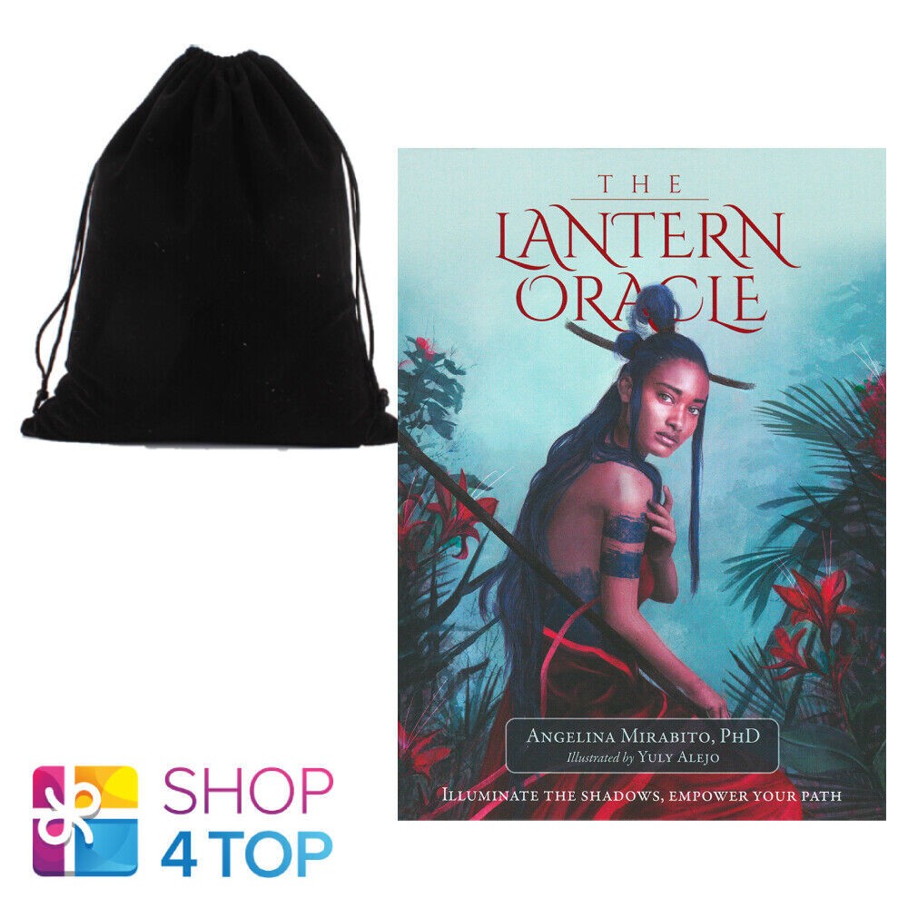 The Lantern Oracle Cards Deck Angelina Mirabito Alejo Blue Angel With Bag